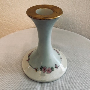 Limoges T & V Porcelain Candlestick Holder