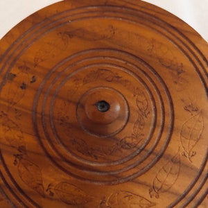 Vintage Hand Carved Wooden Box-1940/Dresser/Trinket/Handmade