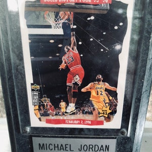 Michael Jordan 1995-1996 Cartas/placas/cartões de basquete do baralho superior