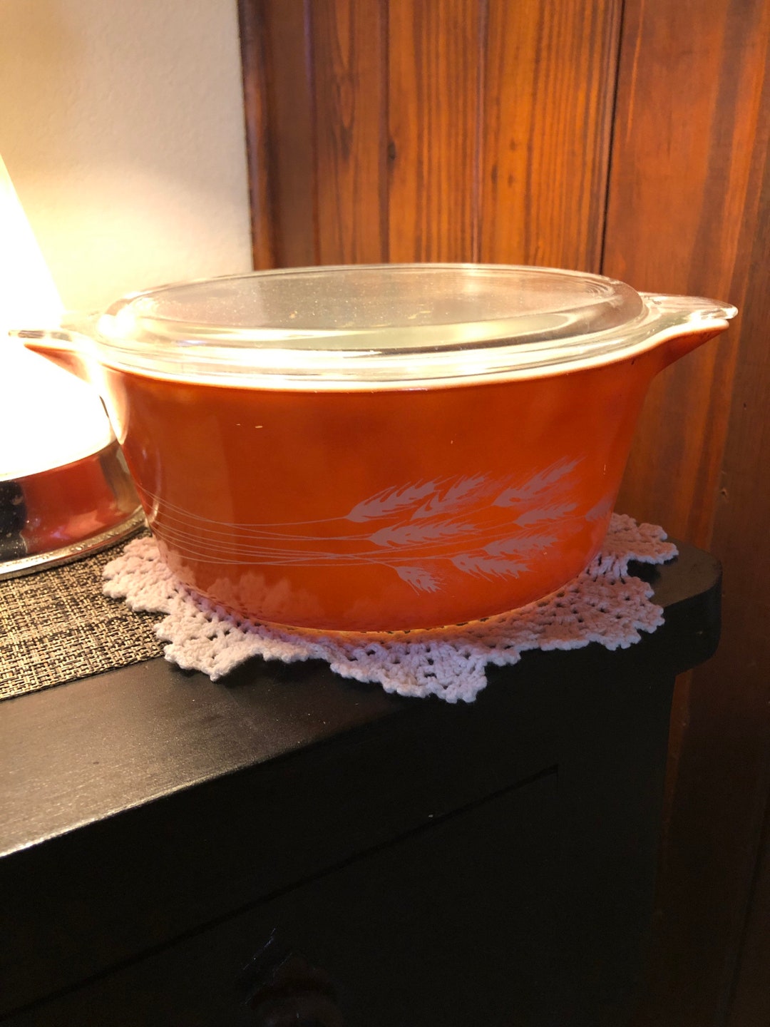 Vintage Pyrex Wheat Pattern Bowl - Etsy