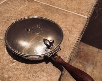 Silver Plated Silent Butler / Crumb Catcher / Vintage / Antique