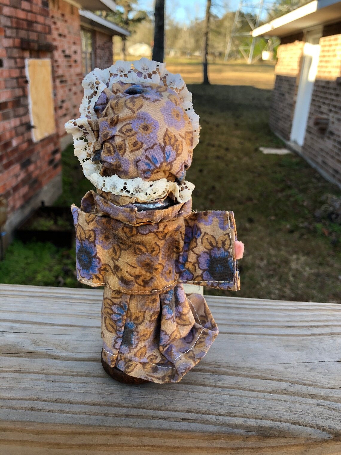 Vintage Bobbin People Doll/wooden Doll/handmade Doll/bobbin Etsy Denmark