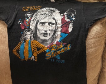 Authentisches 1977 Rod Stewart Konzert-T-Shirt