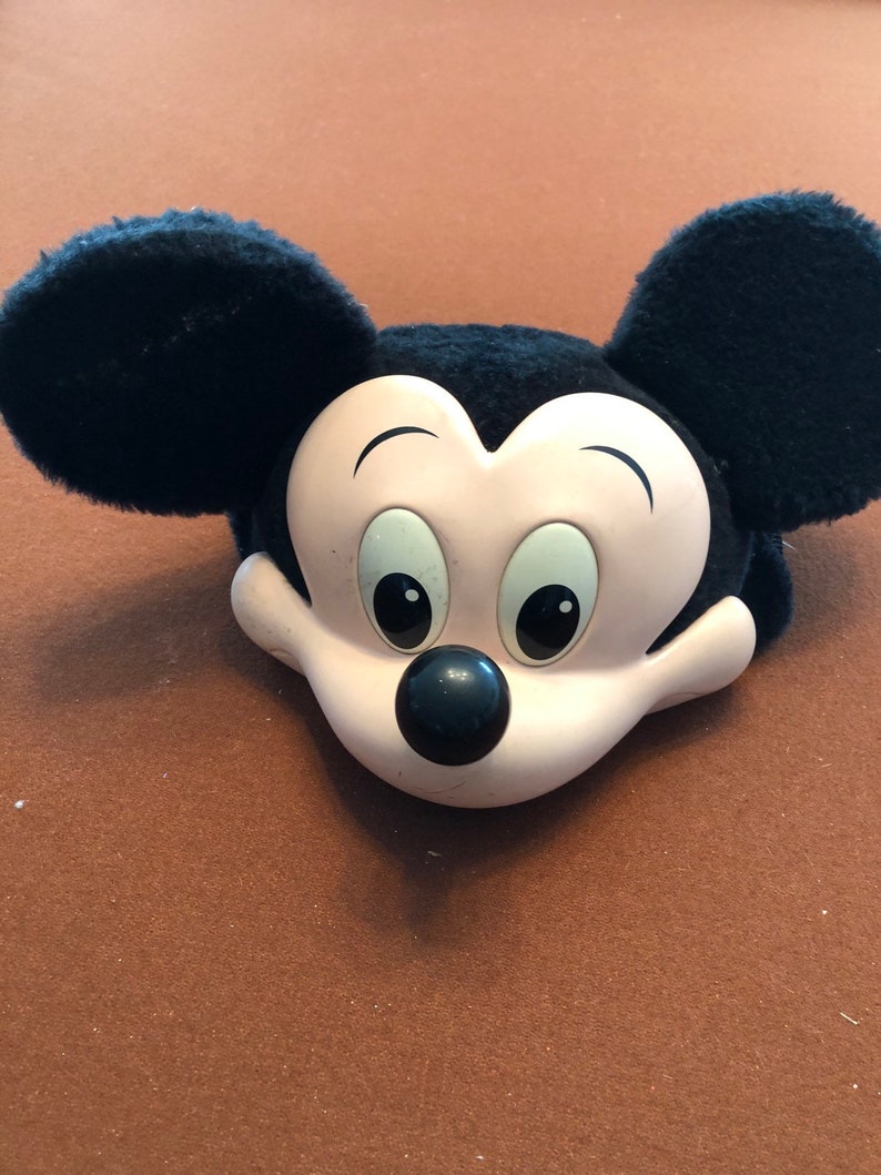 Vintage Disney Mickey Mouse Cap Plastic Hat