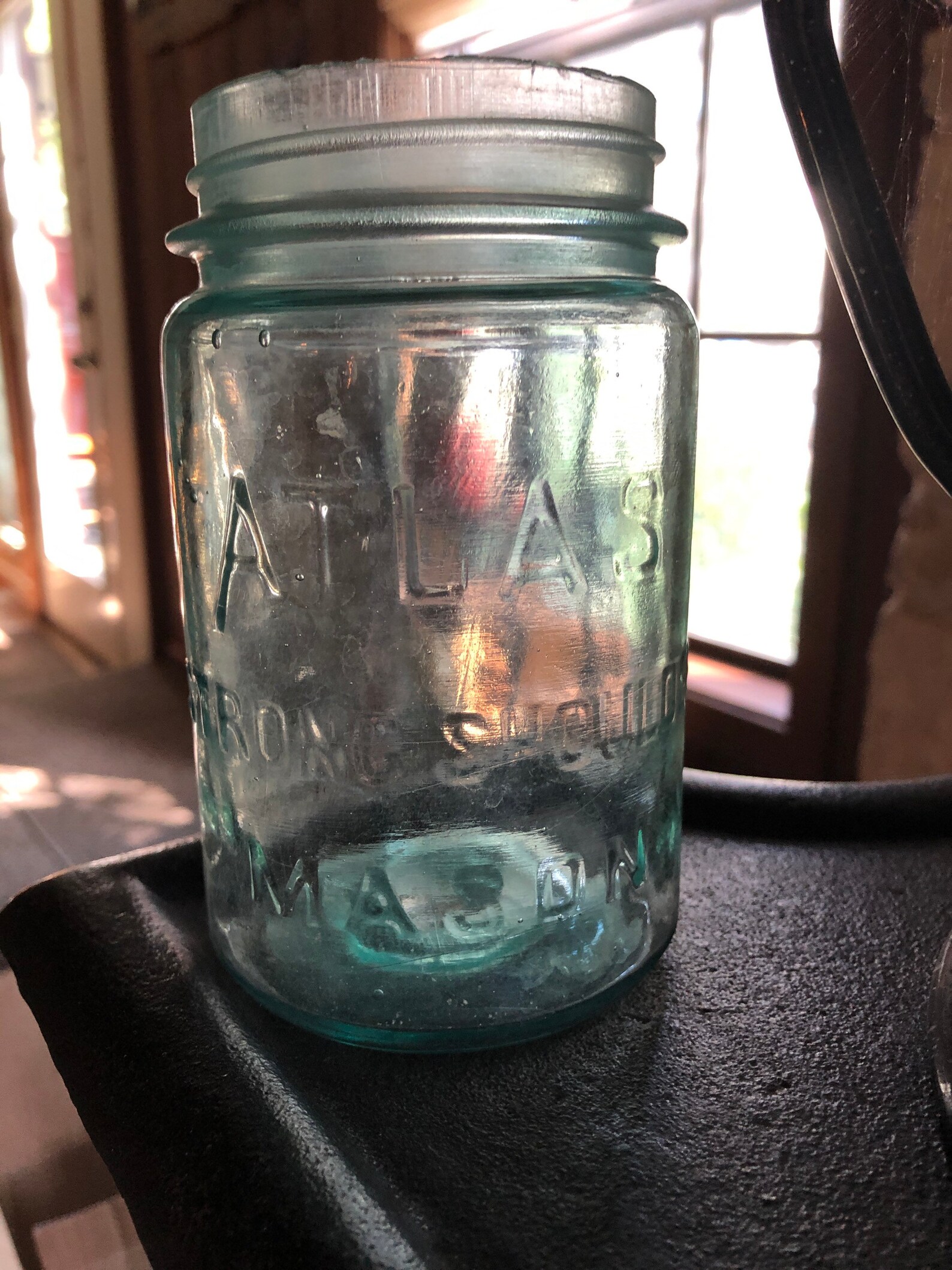 Antique Atlas Mason Jar Strong Shoulder/Canning Jar/Ball Jar Etsy