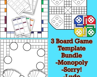 Printable Board Game Etsy Printable Board Game Etsy