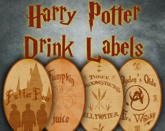 Pumpkin juice labels harry potter