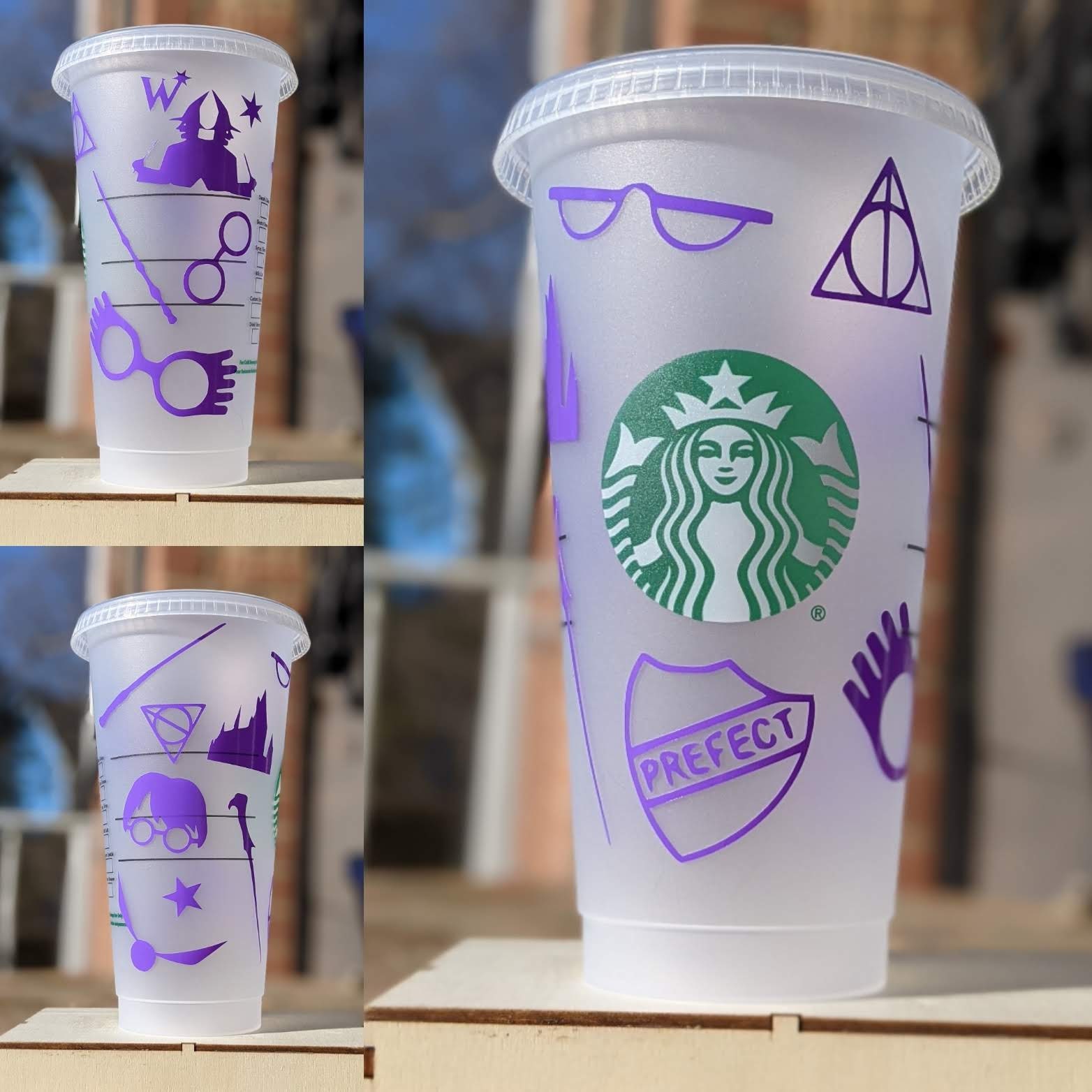 Harry Potter Starbucks cold cup wrap SVG & PNG for Cricut | Etsy