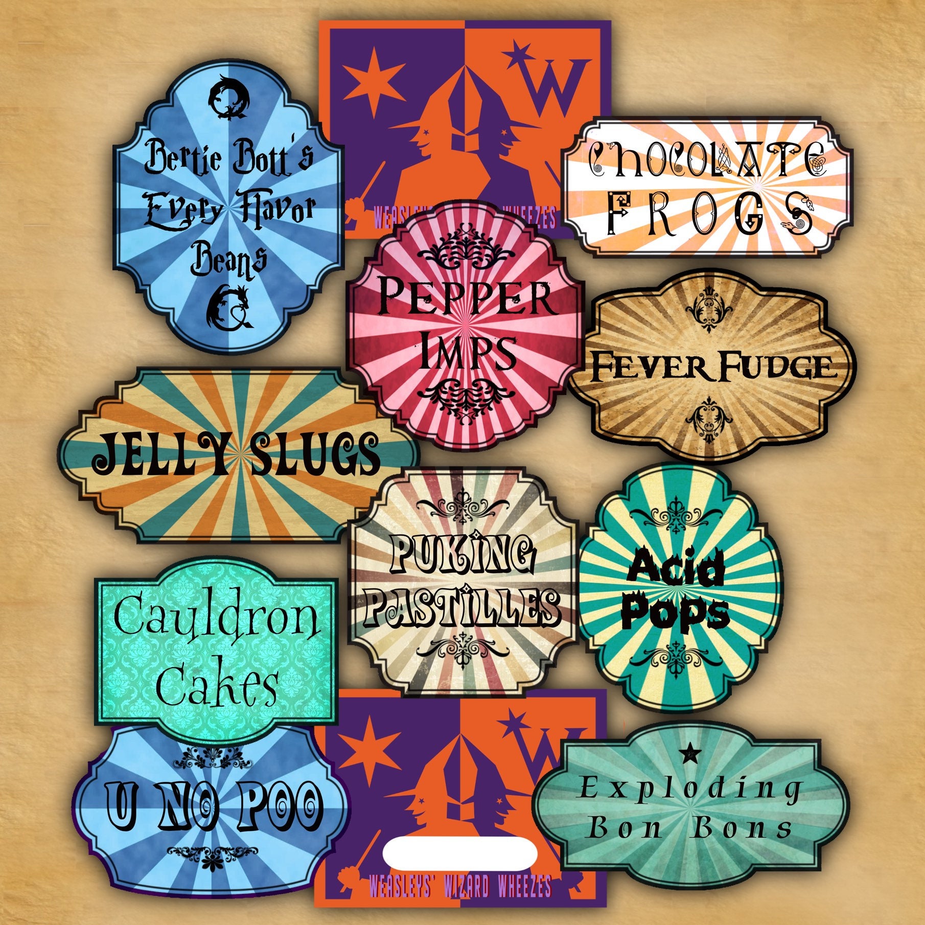 Harry Potter Inspired Candy and Weasley