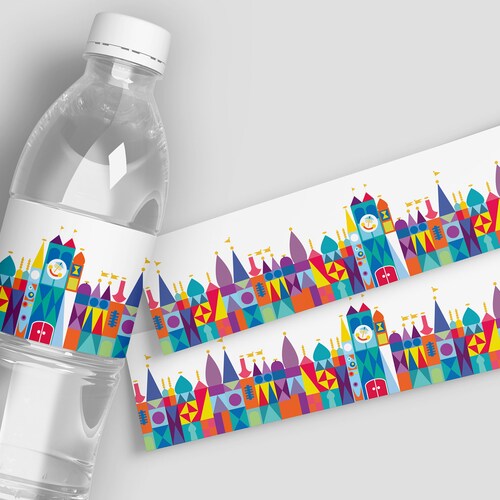 PRINTABLE FILE DOWNLOAD Its a Small World Water Bottle Labels ...