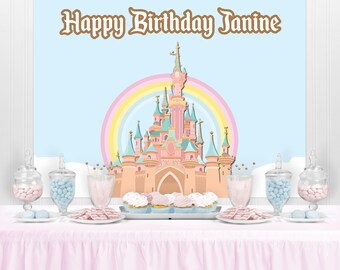 Nursery Golden Books Fairy Tale Girls Birthday Party Decor Princess Disney CINDERELLA Garland SNOW WHITE Banner Baby Shower