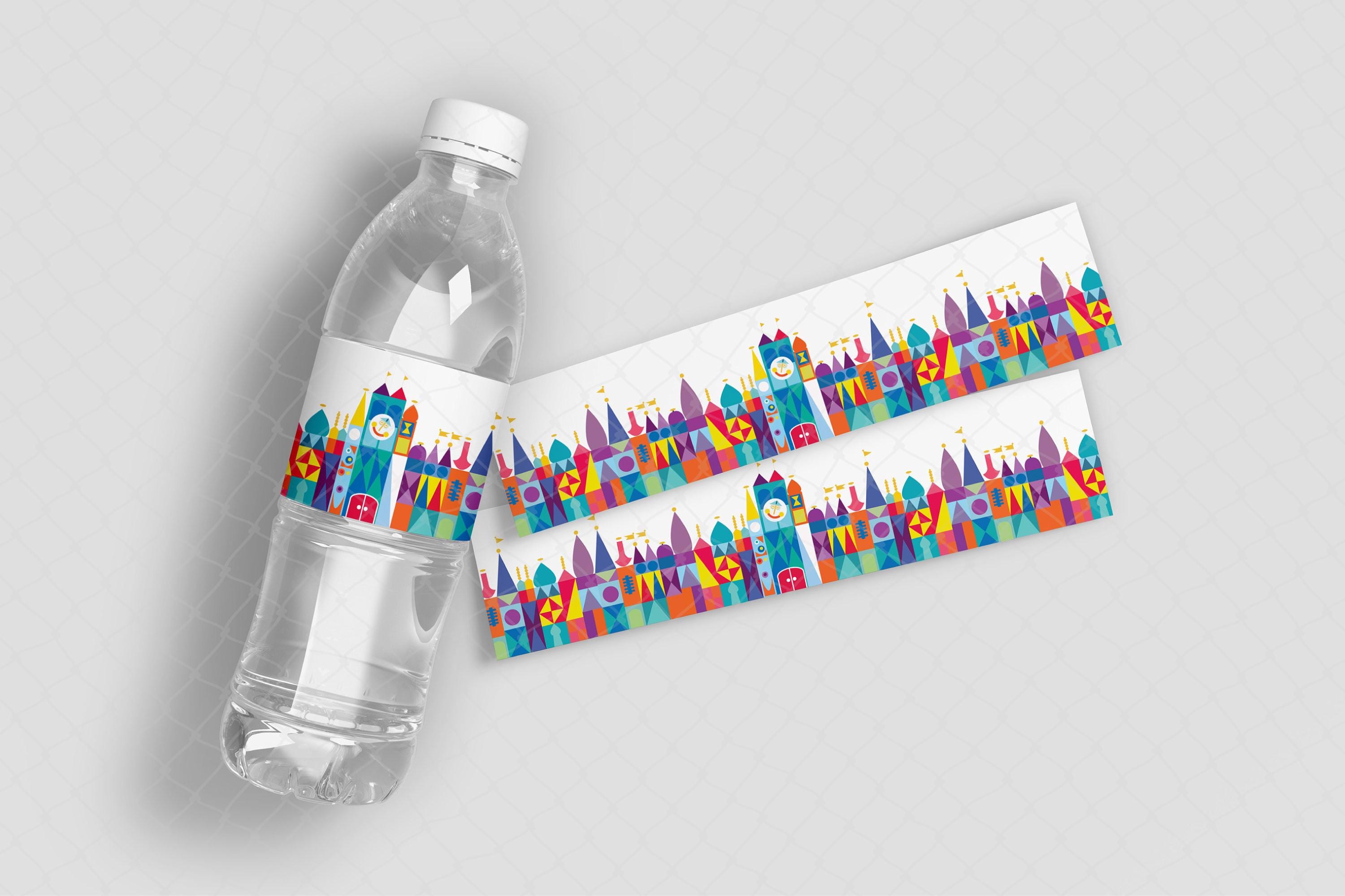 Its a Small World Water Bottle Labels – Printable Party Decor (digital ...