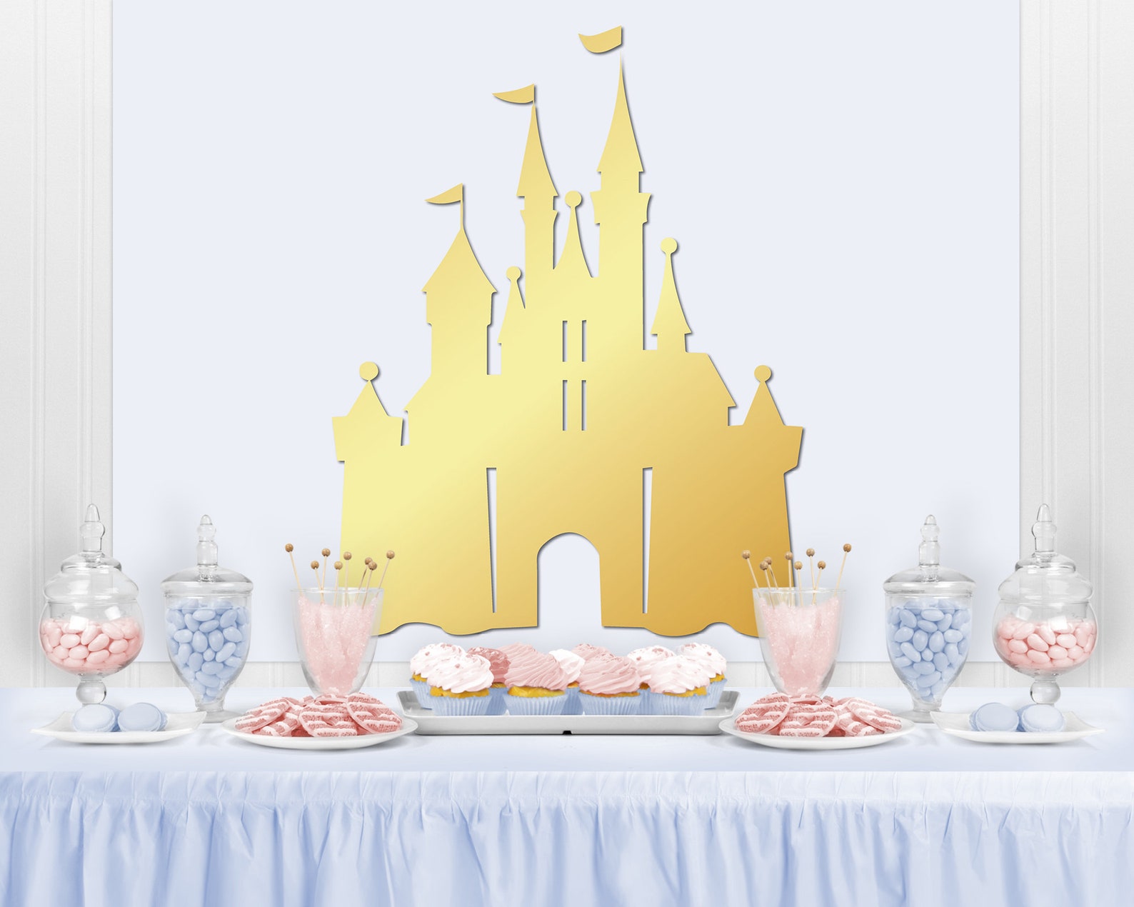 Wizard World Castle Custom Name Birthday Backdrop