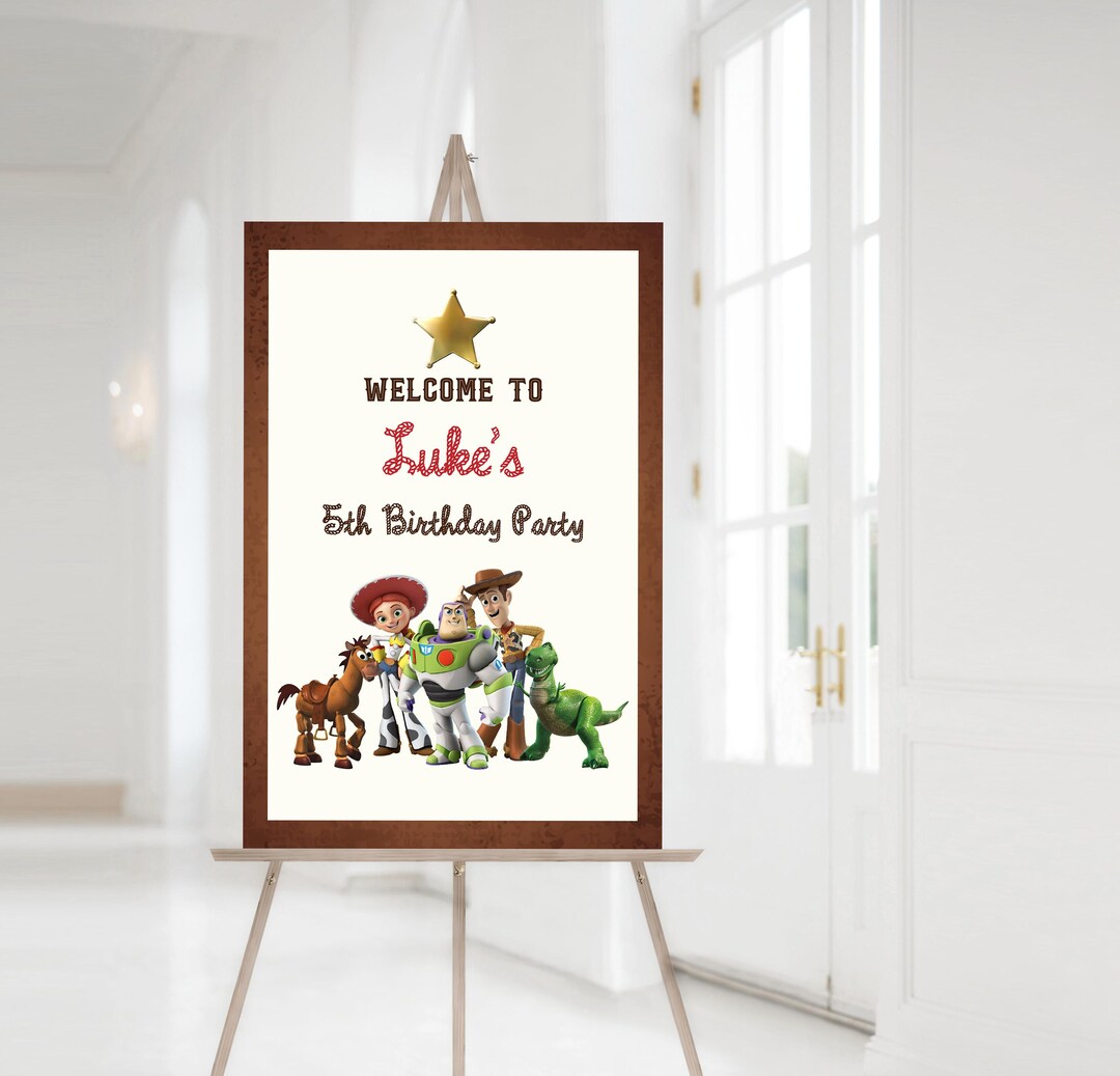 TOY Welcome Sign - Western - Rodeo - Sweet Shop - Party Personalized ...