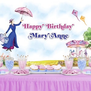 Personalized Party Backdrop - Inspired Party Background - Personalized Party Banner Decor