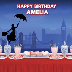 Personalized Party Backdrop - Inspired Party Background - Personalized Party Banner Decor