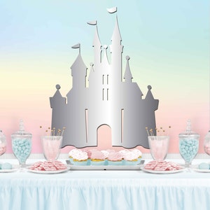 PRINCESS CASTLE Birthday Backdrop - Party Backdrop - Party Banner - Party Decor - Party Background