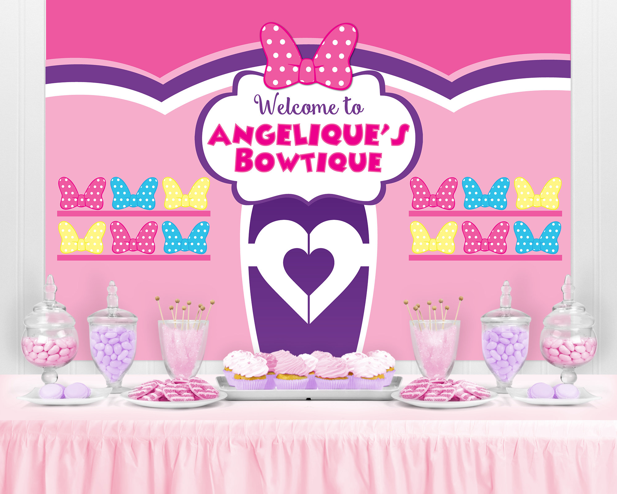 Minnie Bowtique Background