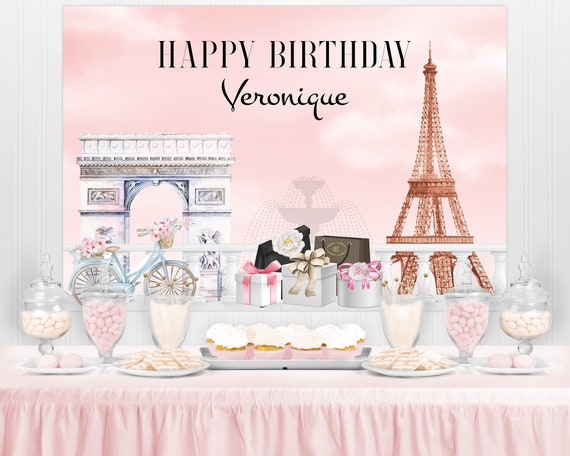 Birthday Girl Paris Themed Birthday Party Eiffel Tower Birthday Girl Paris Themed Birthday Party Eiffel Tower