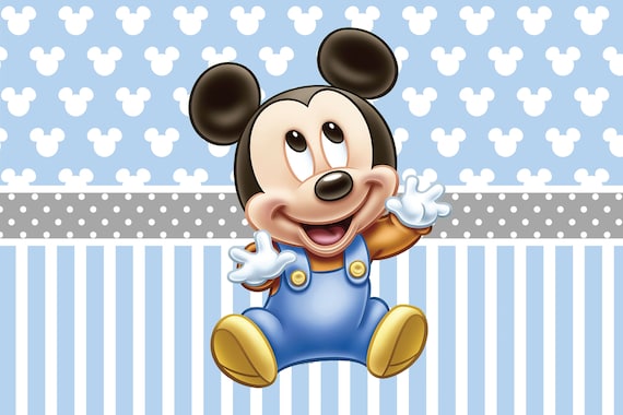 Printable Download File Baby Mickey Mouse Birthday Party Etsy Printable Download File Baby Mickey Mouse Birthday Party Etsy