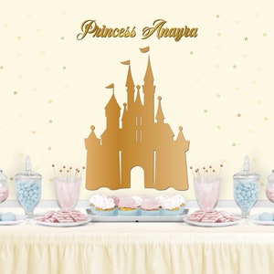 PRINCESS CASTLE Birthday Backdrop - Party Backdrop - Party Banner - Party Decor - Party Background