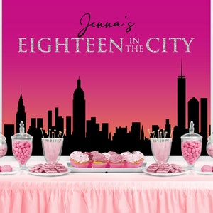 PRINTED BACHELORETTE Personalized Party Backdrop - Party Background - Personalized Bridal Shower Banner Decoration - Birthday Banner