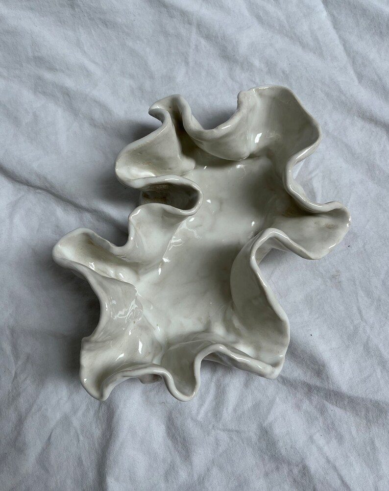 White Coral shops Bowl (Large)