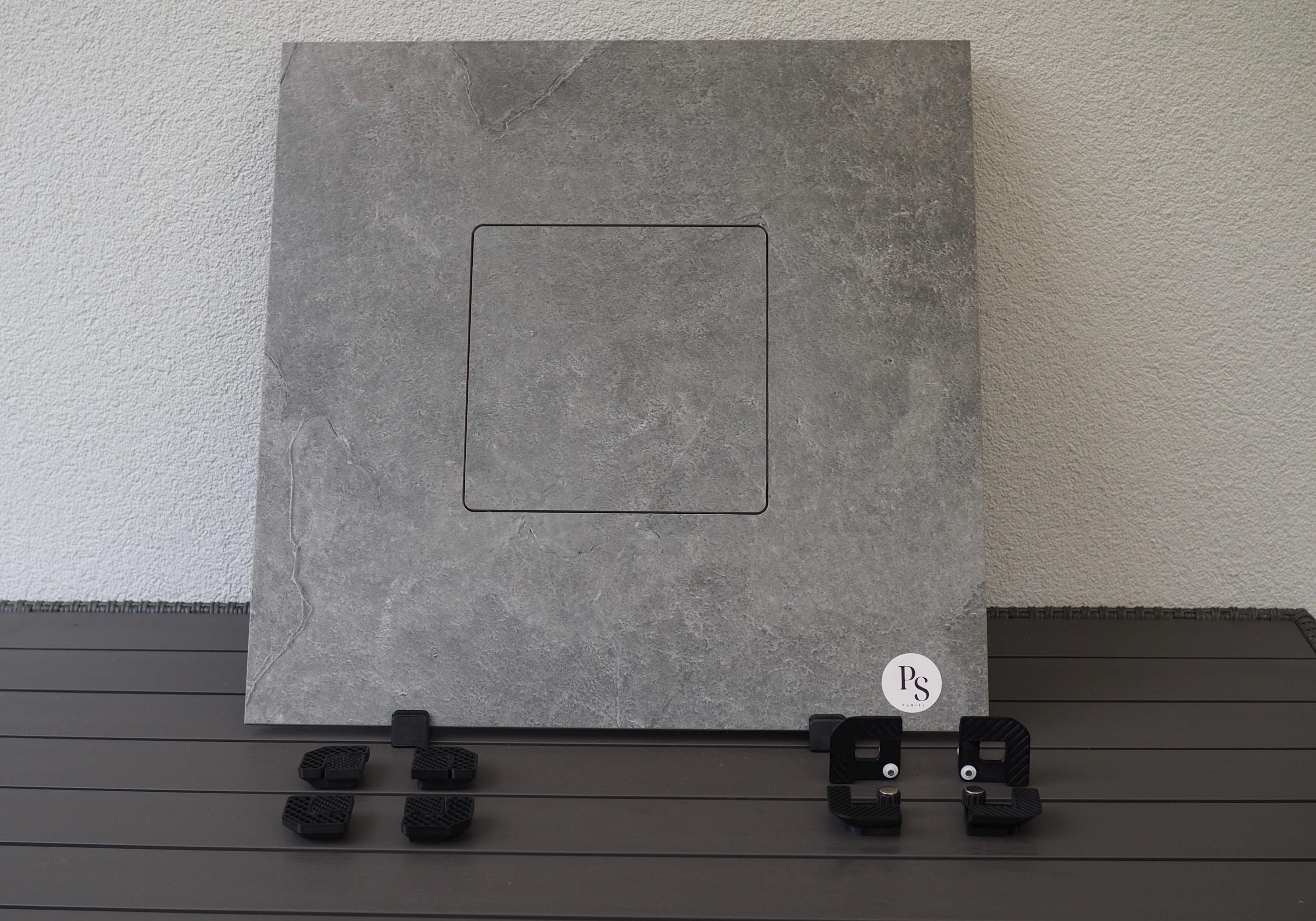 thumbnail image 2 of Forte Magnet 8-Piece Hidden Magnetic Concealed Tile Inspection Access Panel Set 2 of 5