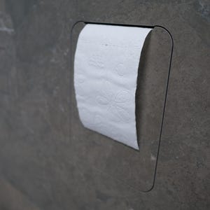 Portarrollos de papel higiénico integrado: diseño oculto, máxima comodidad (DWG en precio)