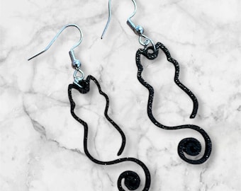 Adorable Cat Earrings | Cute Lightweight Jewelry for Cat Lovers | Hypoallergenic & Stylish Gift for Women, Girls, or Friends