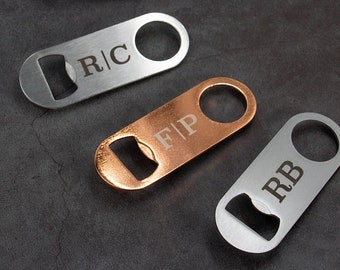 Custom Mini Bottle Opener | Wallet Sized Bottle Opener | Metal Beer Bottle Opener | Groomsman Gift | Father's Day Gift | Gift for Him