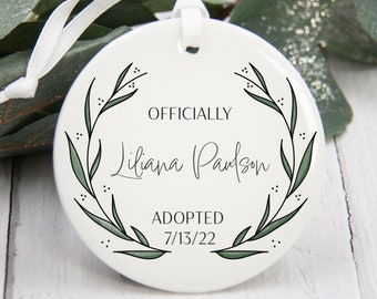 Custom Adoption Ornament | Gotcha Day Gift | Adoption Memento | Personalized Family Ornament