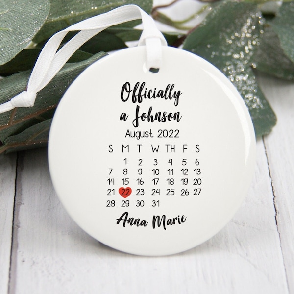 Custom Adoption Ornament | Gotcha Calendar Day Gift | Adoption Memento | Personalized Family Ornament