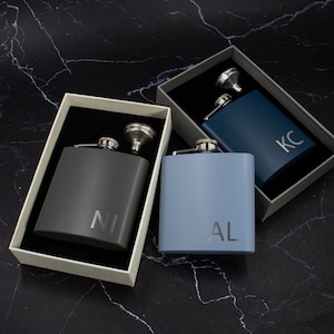 Laser Engraved Flask | Engraved Mens Flask | Personalized Mens Flask | Custom Flask for Men | Best Man Gift | Groomsman Gift for Him - 19