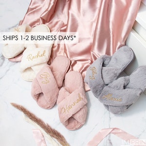 Custom Sorority Slippers | Big Little Gift | Little Reveal Gift Set | Custom Fluffy Slippers | Gbig Slipper | Sorority Reveal Gift - skuSHE