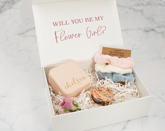 Custom Gift Box | Bridal Party Gift Box | Bridesmaid Proposal Box | Maid of Honor Proposal | Flower Girl Box | Proposal Gift Box