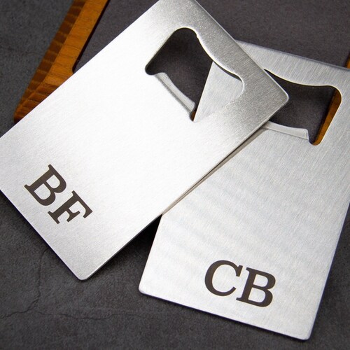 Custom Credit Card Bottle Opener Wallet Sized Bottle Opener Etsy