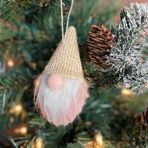 Mini Christmas Gnome Ornament | Gnome Holiday Gift | Cute Christmas Gnome | Winter Gnome Decor | Christmas Ornament