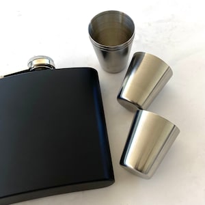 Stainless Steel Shot Glass | 1 Oz Metal Shot Glass | Mini Shot Glass Set | Groomsman Gift | Wedding Party Gift