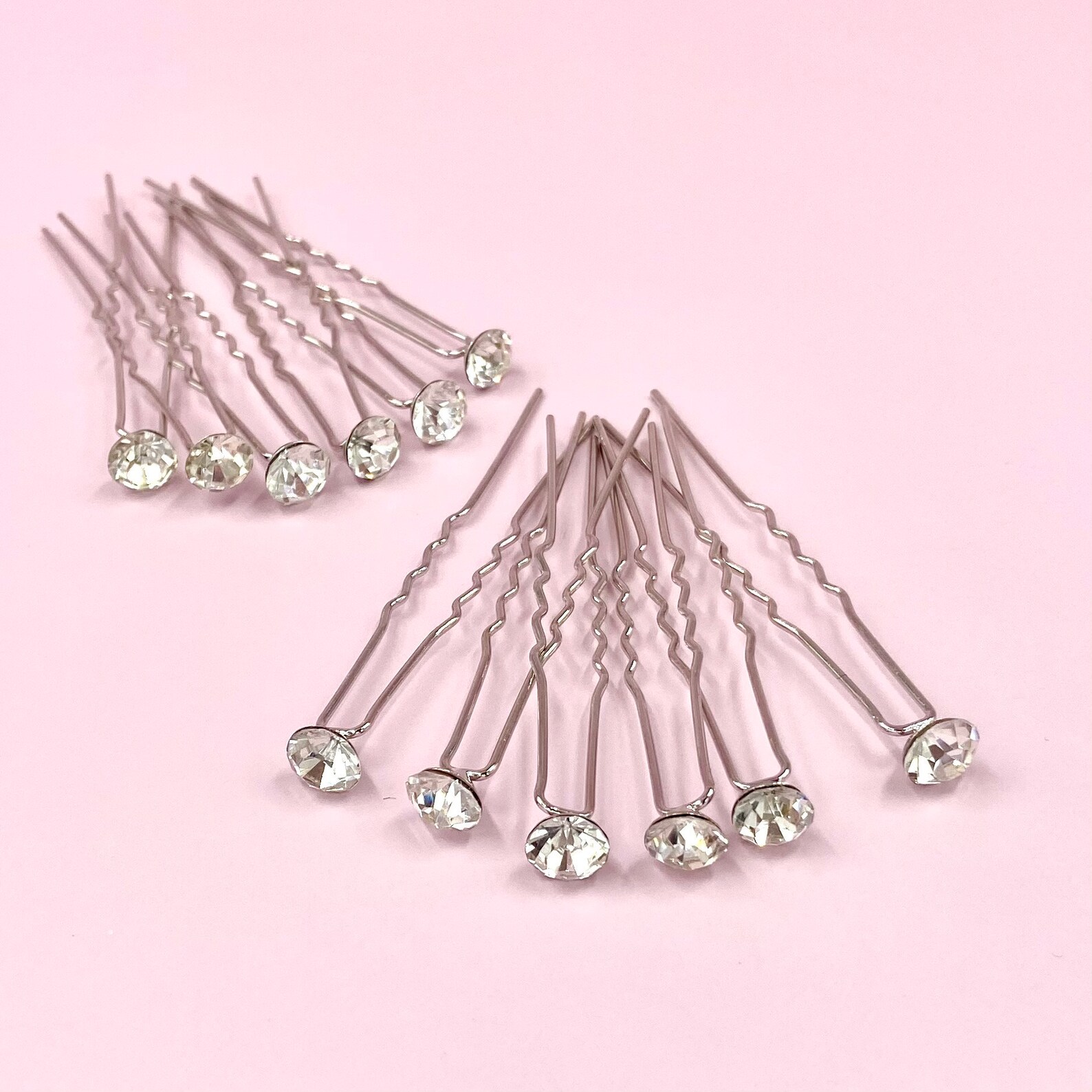 Set of 12 Bridal Hair Pin Wedding Hair Accessory Diamond Etsy