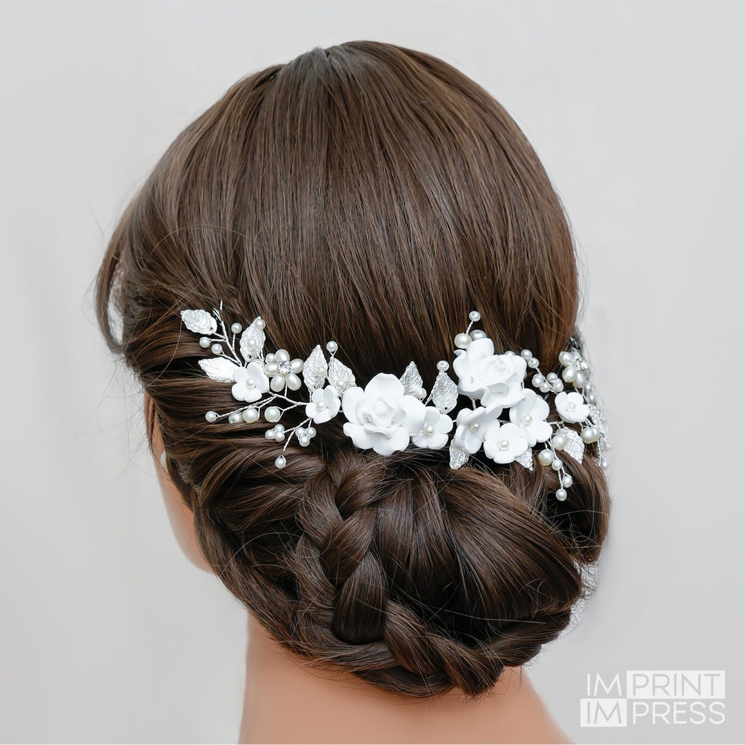 Bridesmaid Hair Vine Floral Bridal Hair Vine Wedding Hair Accessory
