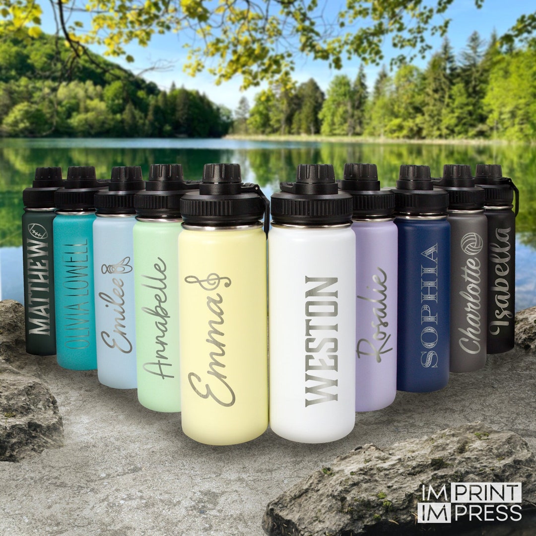 Personalized Water Bottle | Custom Sport Water Bottle | Engraved Name ...