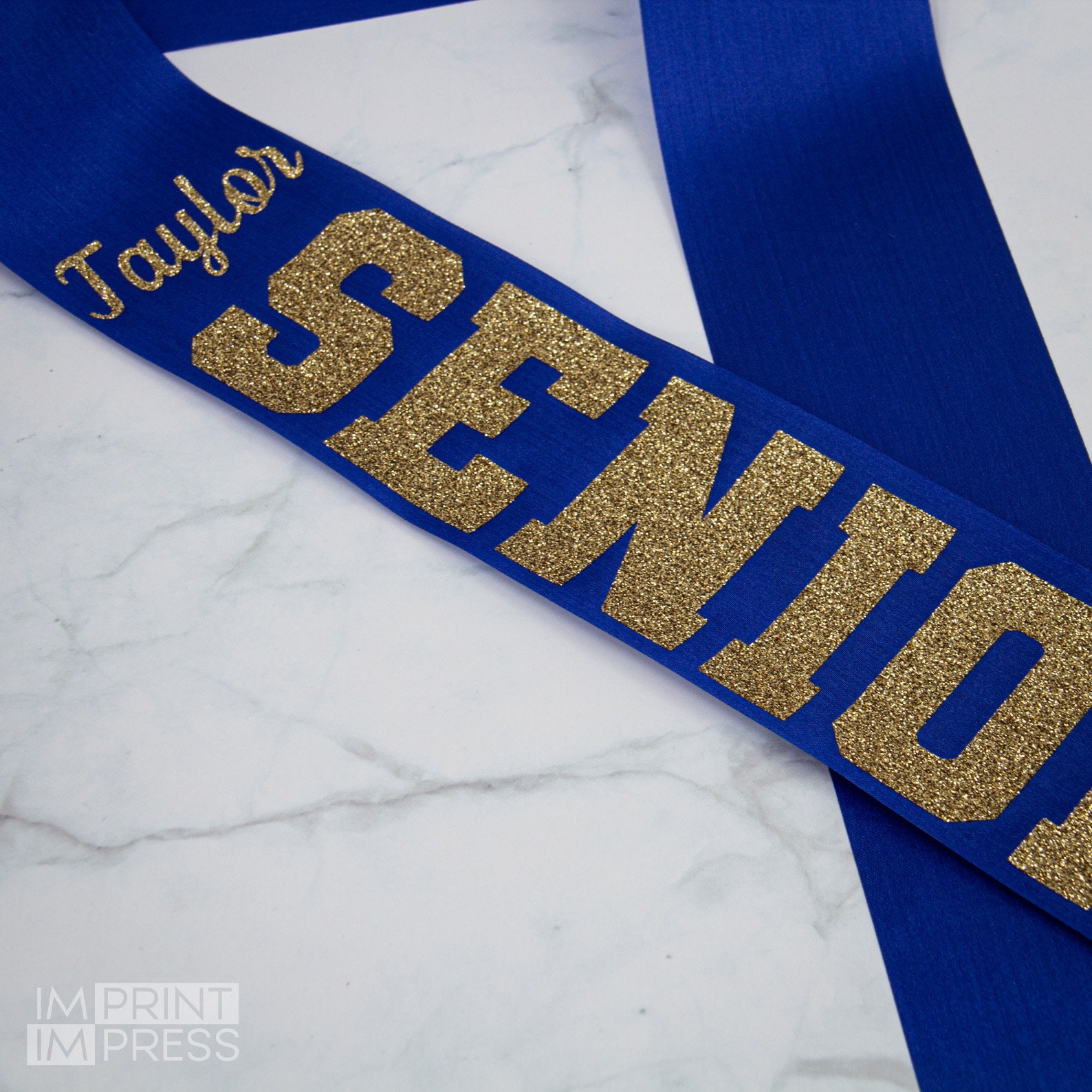 Custom Senior Sash Personalized Senior Sash Custom Etsy