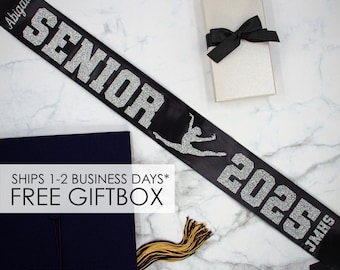 Custom Senior Sash | Personalized Senior Sash | Custom Graduation Sash | Senior Night Sash | Dance Sash | Senior 2025 Sash | Glitter Sash