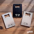 Personalized Wallet Bottle Opener,  Groomsman Gift, Custom Credit Card Bottle Opener, Wallet Beer Opener, Laser-Engraved Metal Opener