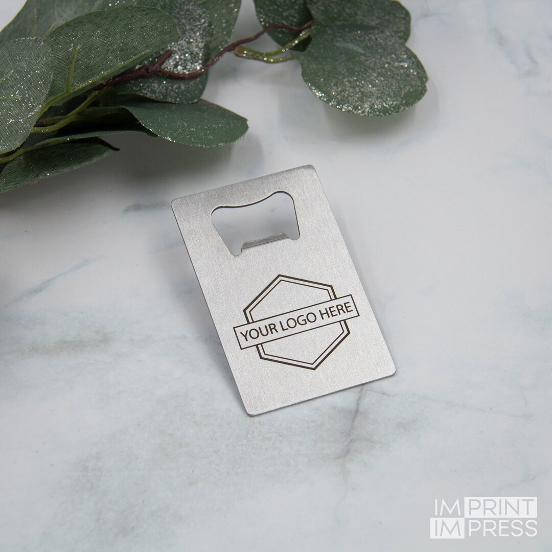 Custom Logo Credit Card Bottle Opener Bulk Metal Beer Bottle Opener