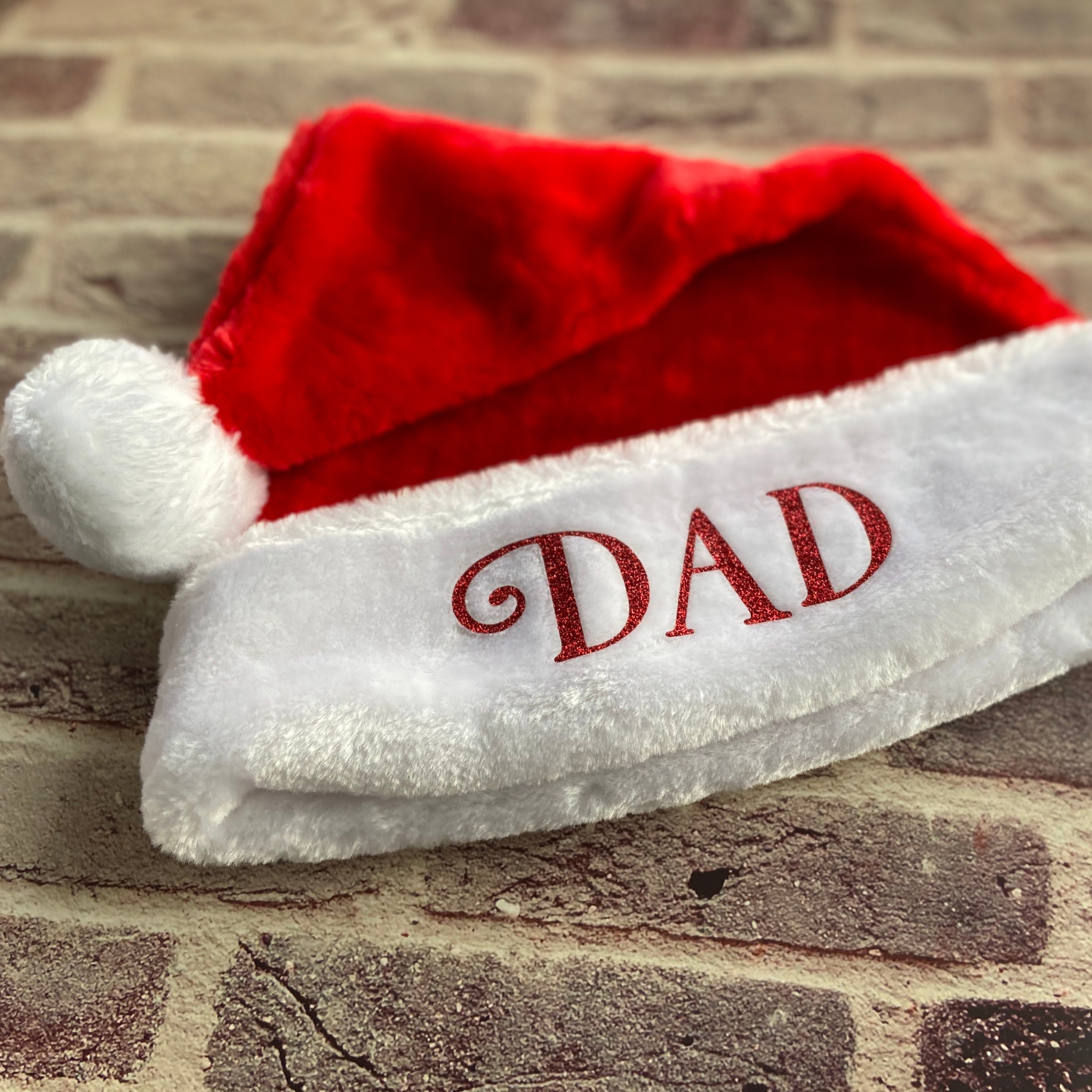 Personalized Santa Hat Custom Christmas Hat Santa Hat Etsy