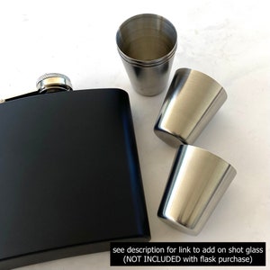 Personalized Women's Flask Custom Women's Flask Laser Engraved Flask Engraved Women's Flask Bridal Party Gift Bridesmaid Gift K1 image 8