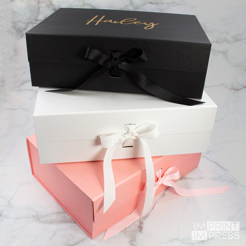 Custom Gift Box Bridal Party Gift Box Bridesmaid Proposal Etsy