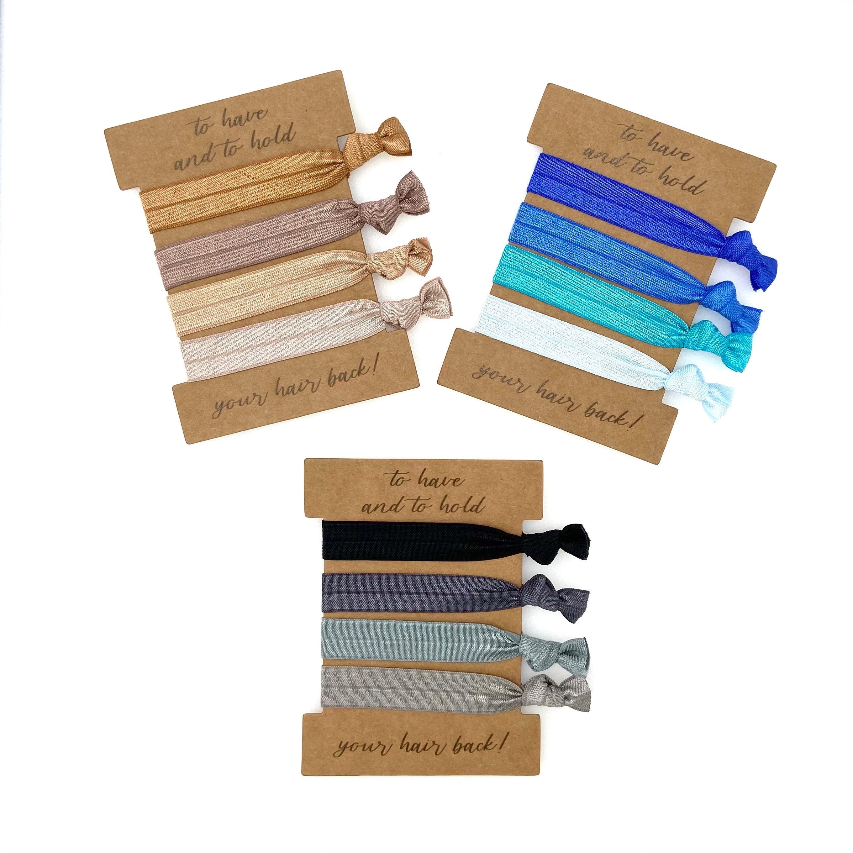 Custom Hair Tie Card Tie the Knot Card Bridesmaid Proposal Etsy